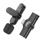 Бездротова мікрофонна система BOROFONE BFK12 Trophy lavalier wireless digital microphone Type-C Black