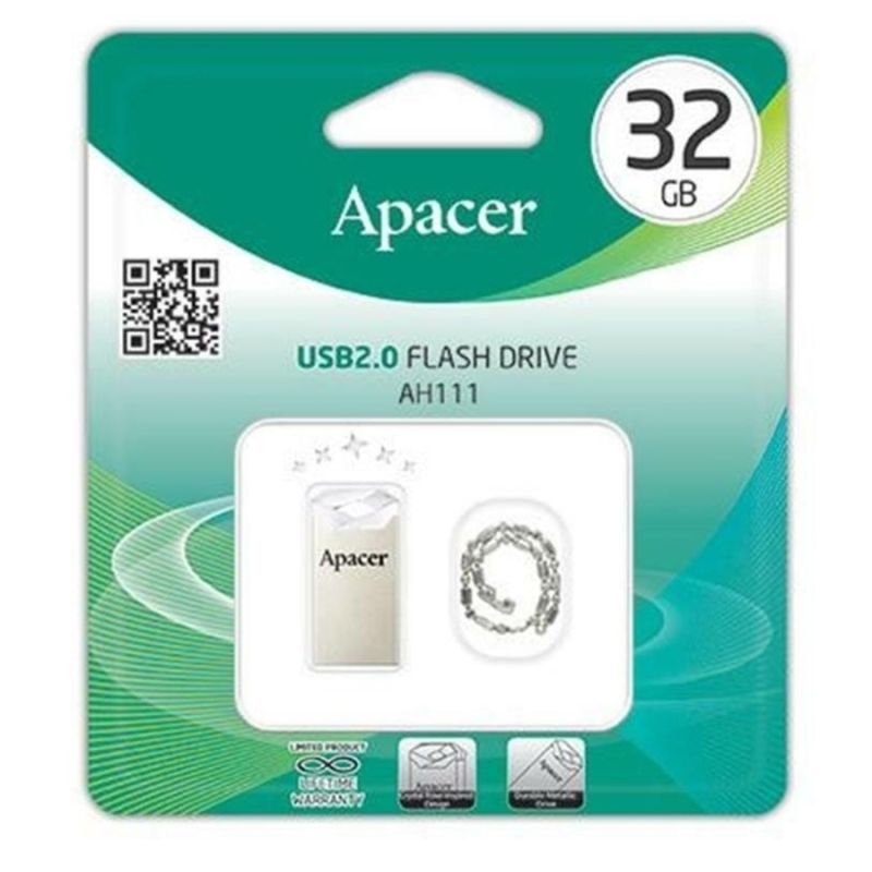 Флеш-накопичувач Apacer USB 2.0 AH111 32GB Crystal