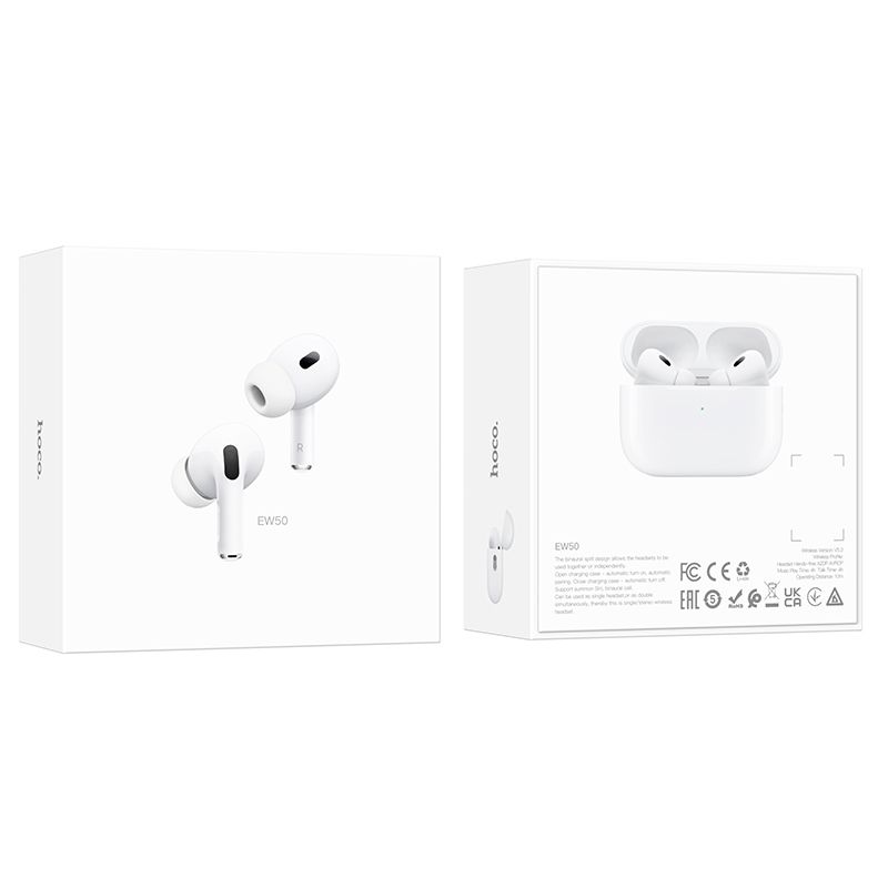 Бездротові навушники HOCO EW50 True wireless stereo headset White
