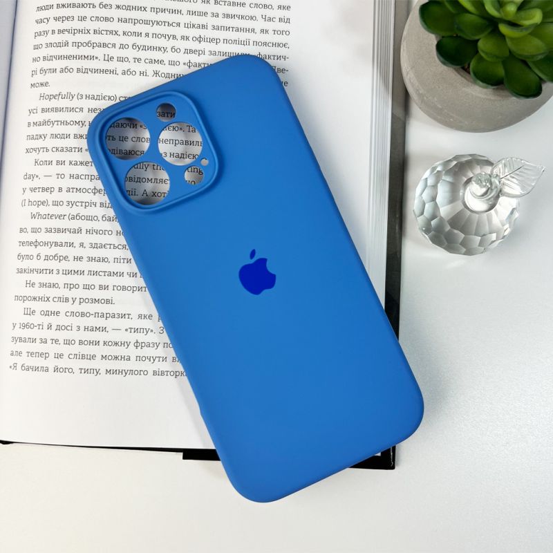 Чохол для смартфона Silicone Full Case AA Camera Protect for Apple iPhone 16 Pro 3,Royal Blue