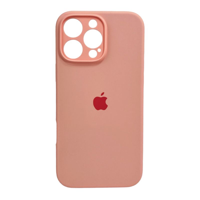 Чохол для смартфона Silicone Full Case AA Camera Protect for Apple iPhone 16 Pro 37,Grapefruit