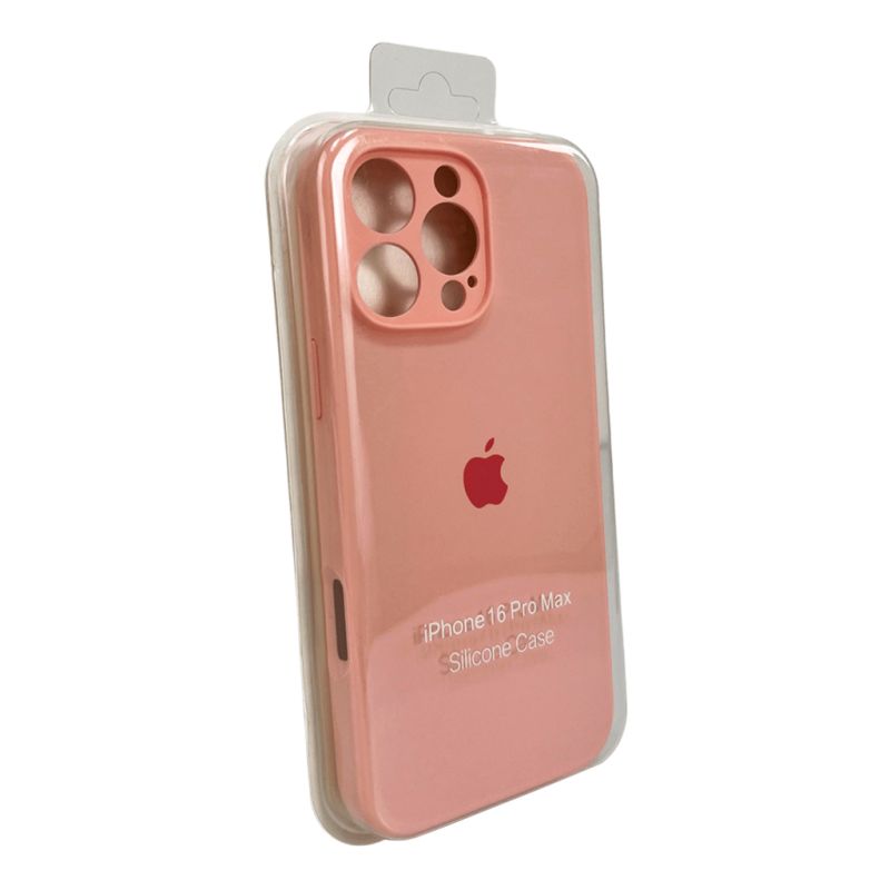 Чохол для смартфона Silicone Full Case AA Camera Protect for Apple iPhone 16 Pro 37,Grapefruit