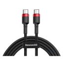 Кабель Baseus Cafule USB Cable Type-C-Type-C 3A 2m Red+Black