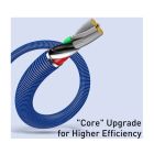 Кабель Baseus Crystal Shine Series Fast Charging Data Cable USB to iP 2.4A 1.2m Blue