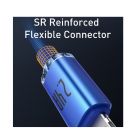 Кабель Baseus Crystal Shine Series Fast Charging Data Cable USB to iP 2.4A 1.2m Blue