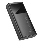 Зовнішній акумулятор HOCO J144A Hymn power bank(30000mAh) Black