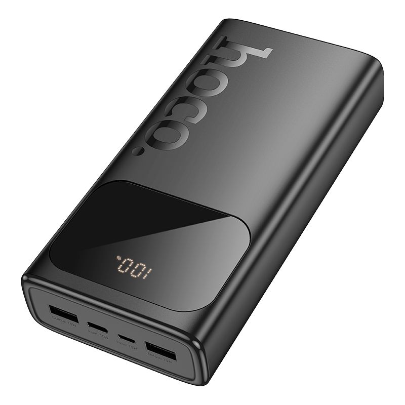 Зовнішній акумулятор HOCO J144A Hymn power bank(30000mAh) Black