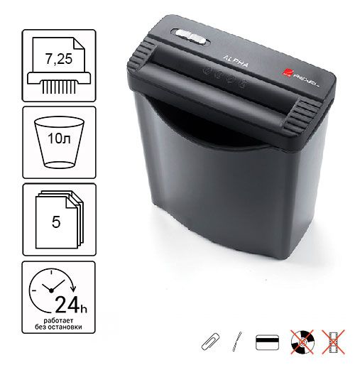 Знищувач документів REXEL Alpha S (2102020EU)