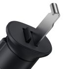 Автотримач для телефона Baseus Metal AgeⅡ Gravity Car Mount（Air Outlet Version）Black