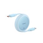Кабель Baseus Free2Pull Mini Charging Cable USB-C to USB-C 60W 1m Galaxy Blue