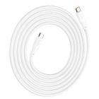 Кабель HOCO X93 Type-C to Type-C 240W, 1m, TPE, TPE connectors, White