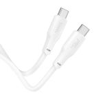 Кабель HOCO X93 Type-C to Type-C 240W, 1m, TPE, TPE connectors, White