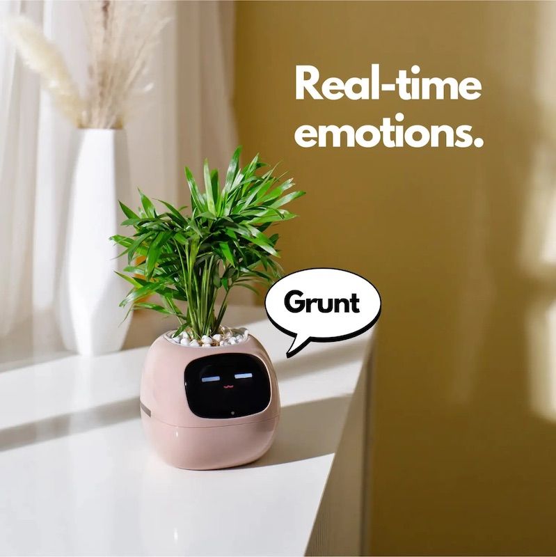 Інтерактивний розумний горщик для рослин Ivy Smart Planter Tuya AI, Green