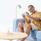 Мережевий зарядний пристрій Baseus PicoGo GaN Fast Charger 1C 45W EU Baby Pink