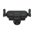 Автотримач для телефона Baseus Stable Gravitational Car Mount Lite (Air Outlet Version) black