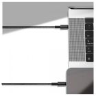 Кабель Baseus Tungsten Gold Fast Charging Data Cable Type-C to Type-C 100W 2m Black