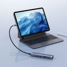 USB-хаб Baseus UltraJoy Series 7-Port HUB AIR Space Grey (Type-C to HDMI4K@60Hz*1+USB3.0*2+PD*1+SD/TF3.0*1+3.5mm*1)