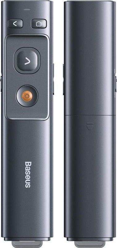 Лазерна указка Baseus Orange Dot Wireless Presenter (Red Laser) Grey