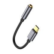Кабель-перехiдник Baseus Type-C Male to 3.5mm Female Adapter L54 Deep Grey