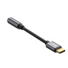 Кабель-перехiдник Baseus Type-C Male to 3.5mm Female Adapter L54 Deep Grey
