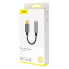 Кабель-перехiдник Baseus Type-C Male to 3.5mm Female Adapter L54 Deep Grey