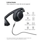 Бездротові накладні навушники UGREEN HP202 HiTune Max5 Hybrid Active Noise-Cancelling Headphones Black(UGR-25255)