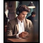 Бездротові накладні навушники UGREEN HP202 HiTune Max5 Hybrid Active Noise-Cancelling Headphones Black(UGR-25255)