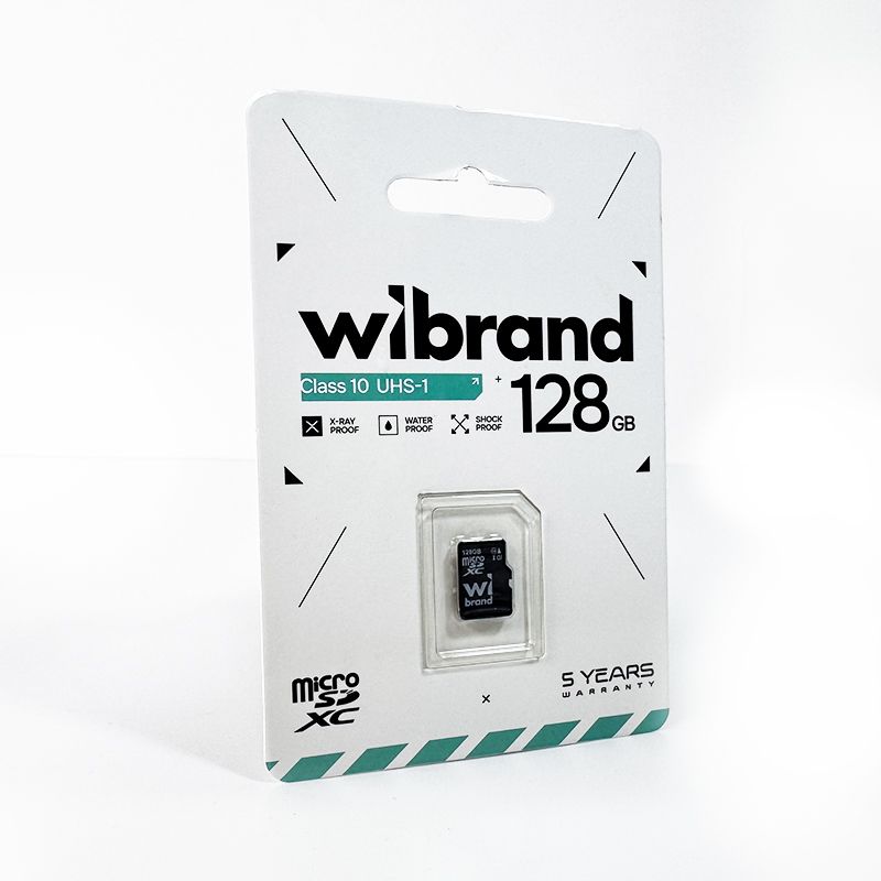 Карта пам'яті microSDXC (UHS-1) Wibrand 128Gb class 10