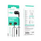 Навушники BOROFONE BM83 Craft universal earphones with mic Black