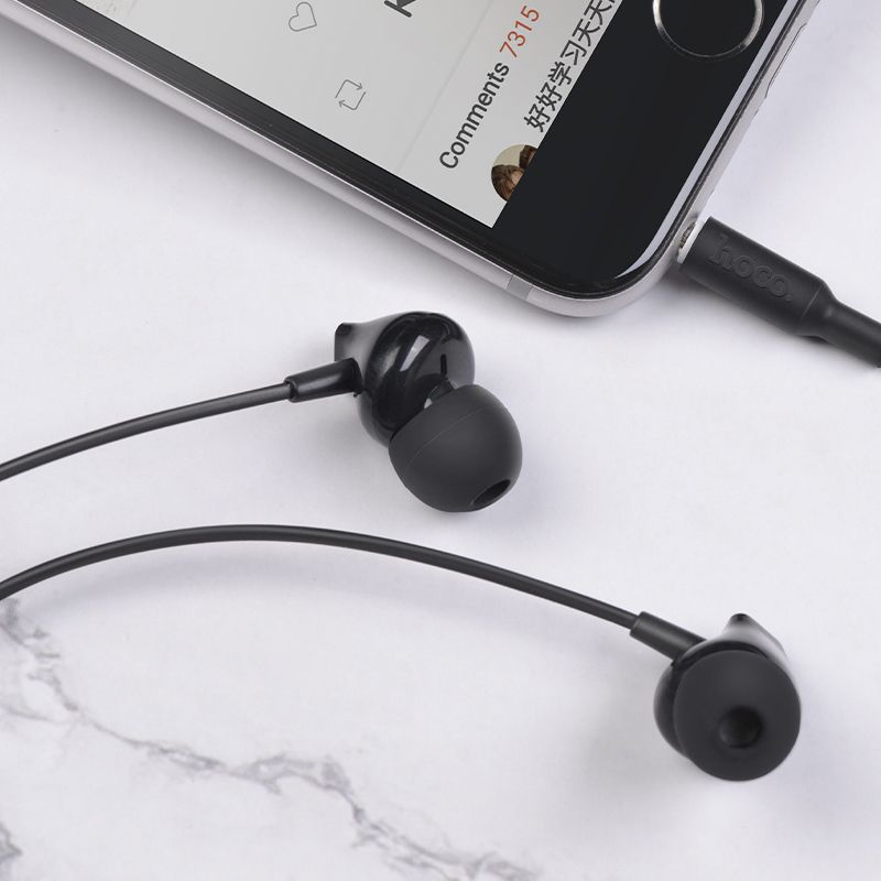 Навушники дротові HOCO M60 (3.5mm) Black