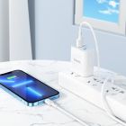 Кабель HOCO X83 USB to iP 2.4A, 1m, PVC, PVC connectors, White