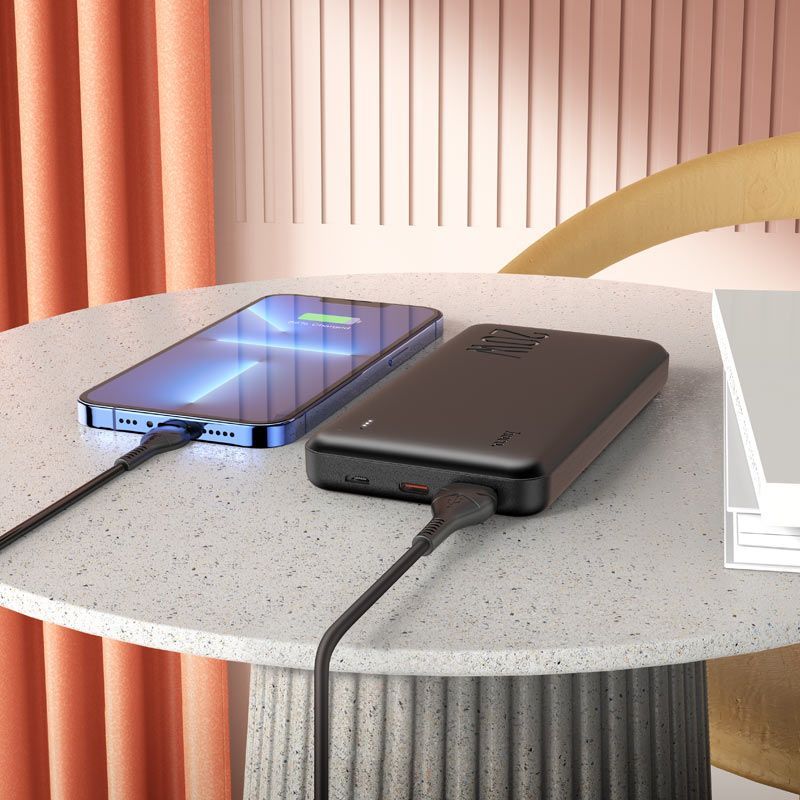 Зовнішній акумулятор HOCO J87 Tacker PD20W+QC3.0 power bank(10000mAh) Black