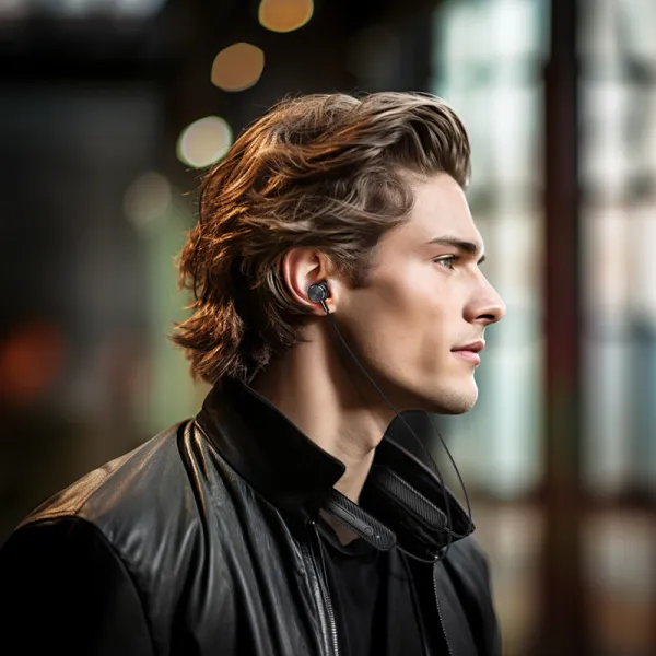 Бездротові спортивні навушники HOCO ES70 Armour neck-mounted BT earphones Black