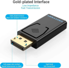 Адаптер Vention DP Male to HDMI Female Adapter Black (HBKB0)