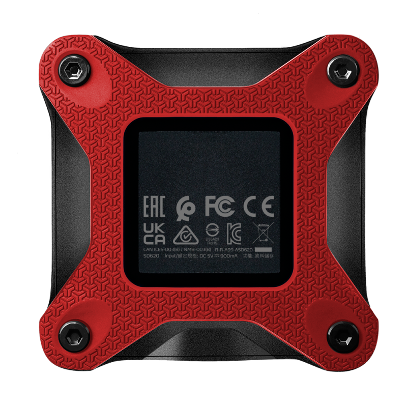 Портативний SSD ADATA SD620 1TB USB 3.2  520/460Mb/s Red