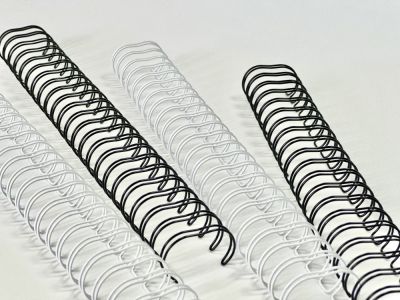 Пружини металеві wireMARK 25.4 мм, чорні (25 шт) * (уп.)