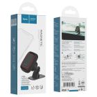 Автотримач для телефона HOCO CA24 Lotto series magnetic automotive center adsorbed holder Black