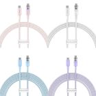 Кабель Baseus Explorer Series Fast Charging Cable with Smart Temperature Control Type-C to Type-C 100W 1m Baby Pink