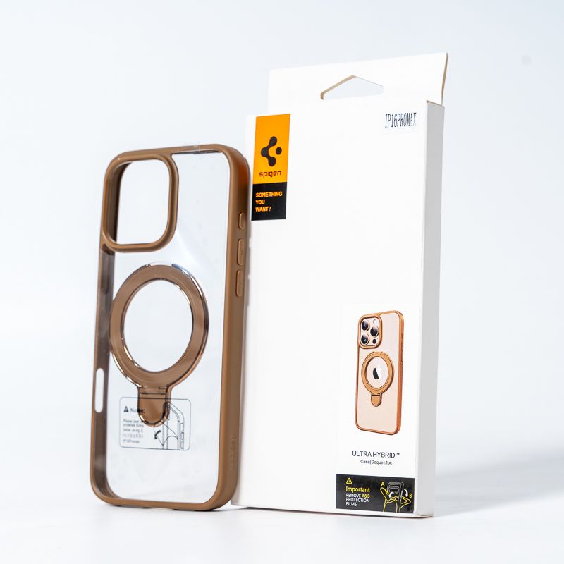 Чохол для смартфона Spigen AAA Magnetic Ring for Apple iPhone 16 Brown