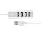 USB-хаб HOCO HB1 4USB Line machine Silver