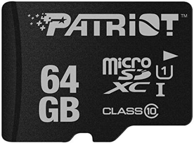 Карта пам'яті microSDXC (UHS-1) Patriot LX Series 64Gb class 10