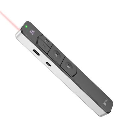 Лазерна указка HOCO GM202 Smart PPT page turning pen Silver
