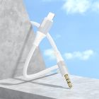 Аудіокабель BOROFONE BL19 iP to 3.5mm male, TPE, 1m, White