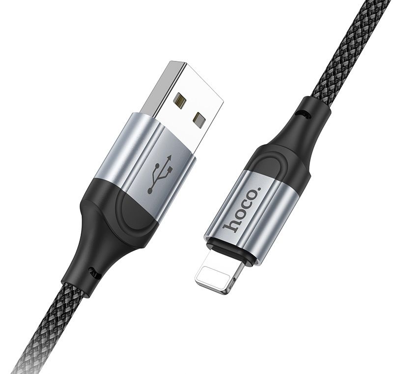 Кабель HOCO X102 Fresh charging data cable iP Black