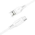 Кабель ACEFAST C3-04 USB to Type-C 3A, 1.2m, TPE, TPE connectors, White