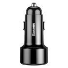 Автомобільний зарядний пристрій Baseus Magic Series Dual QC Digital Display 45W Black