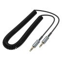 Аудiокабель HOCO UPA31 Cindy spring audio cable AUX 3m Black