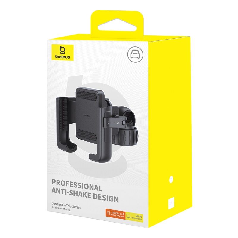 Велотримач для телефона Baseus GoTrip Series Bike Phone Mount Cluster Black