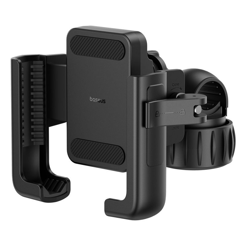 Велотримач для телефона Baseus GoTrip Series Bike Phone Mount Cluster Black