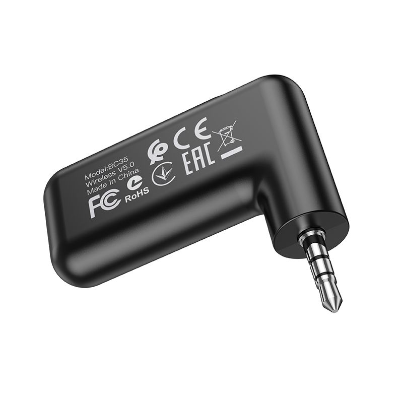 Bluetooth-ресивер BOROFONE BC35 Wideway car AUX BT receiver Black